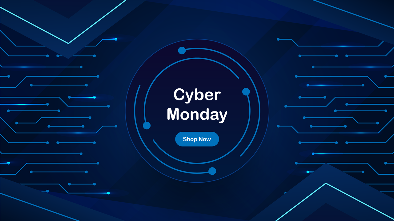 Attractive Cyber Monday PPT Presentation Slide Themes